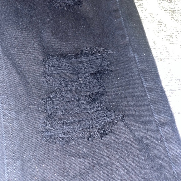 Garage Black Ripped Mom Jeans - Picture 4 of 6